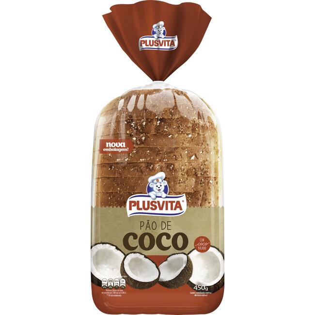 Pão de Coco Plusvita 450g
