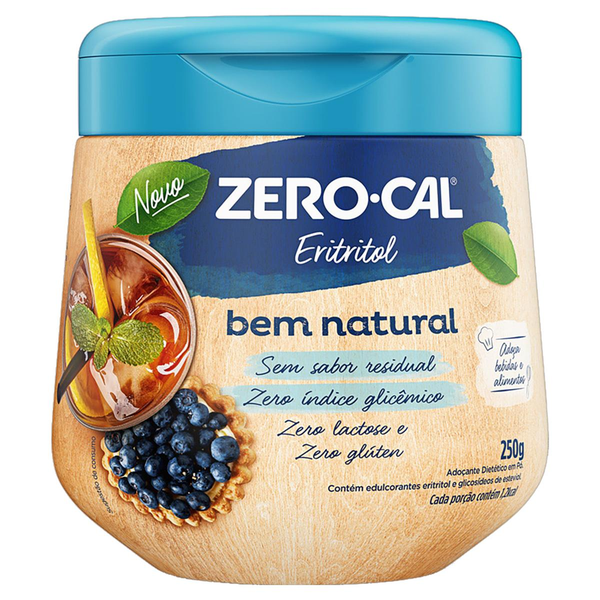 Zero-Cal Eritritol Adoçante em Pó Pote 250g