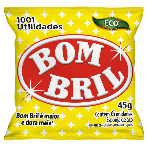 Esponja de Aço BOMBRIL 6 unidades