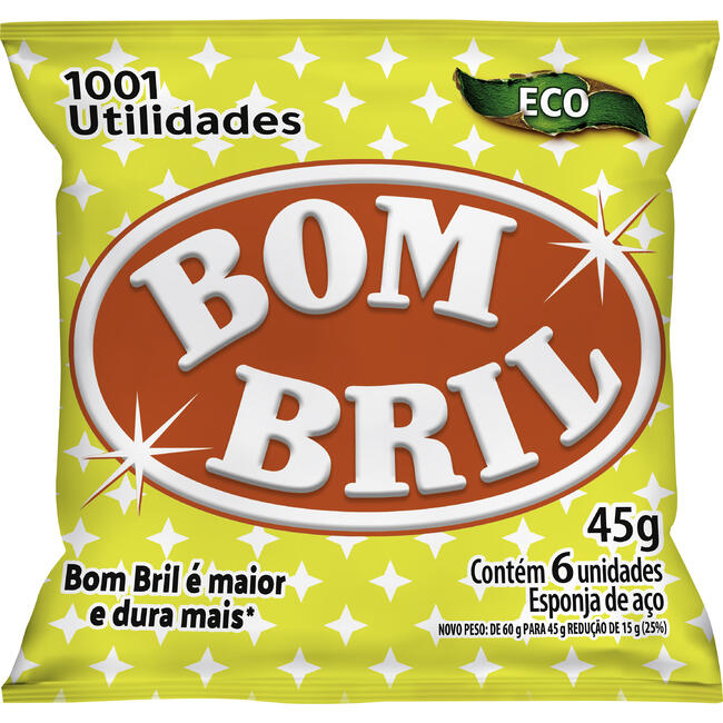 Esponja de Aço BOMBRIL 6 unidades