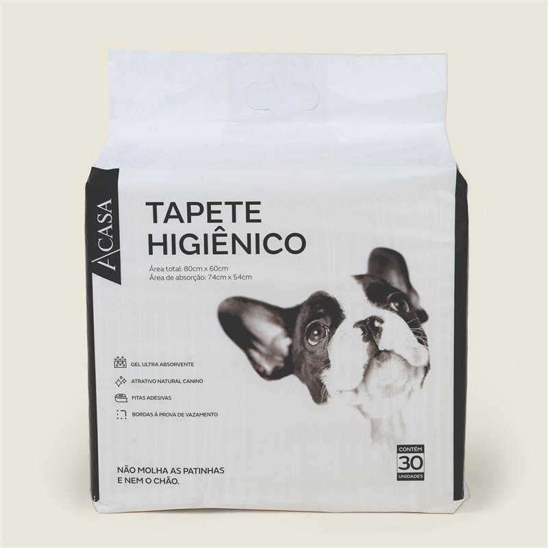 Tapete Higiênico ANGELONI Pet 60x80cm com 30 unidades