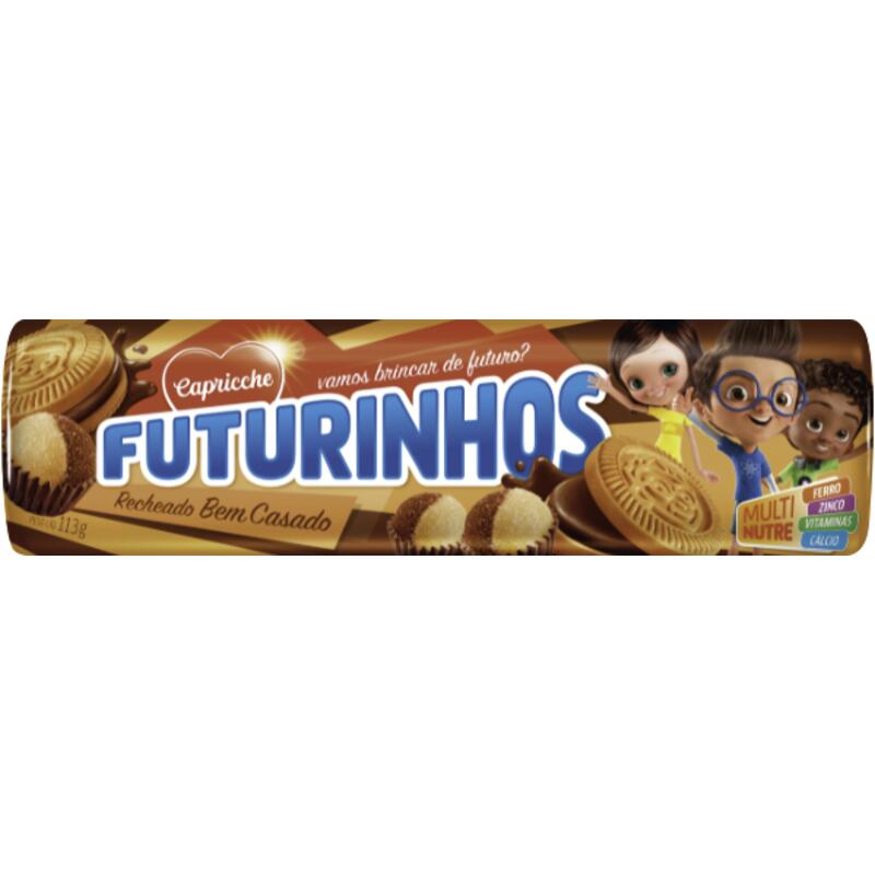 Biscoito Recheado Futurinhos Bem Casado 113g