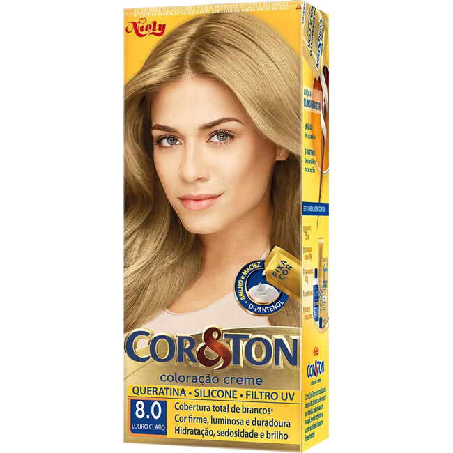 Tintura Cor&Ton 8.0 Louro Claro 135g