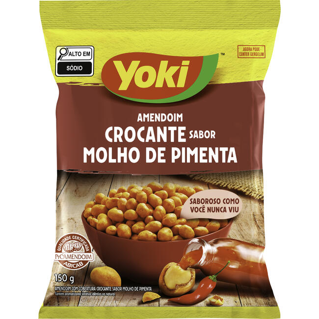 Amendoim Crocante Yoki Molho de Pimenta 150g