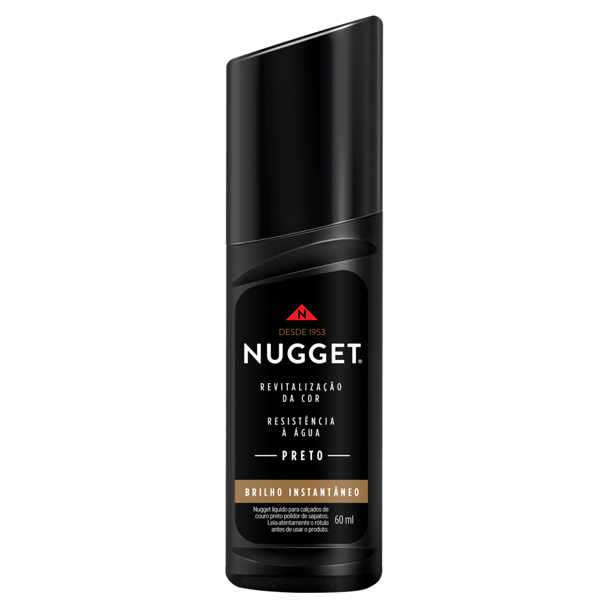 Graxa para Sapato Líquida Preta NUGGET 60ml