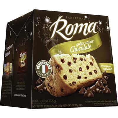 Panettone Roma Gotas de Chocolate 400g