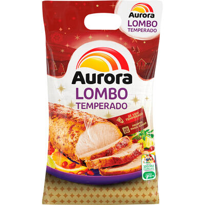 Lombo Suíno Temp Aurora Cong Preço por quilo no pacote