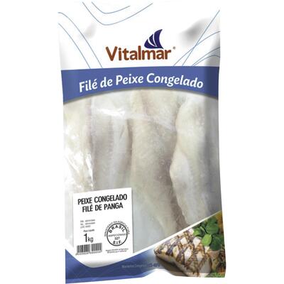 Filé de Peixe Panga Vitalmar Congelado 1Kg