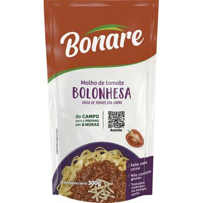 Molho de Tomate Bonare Bolonhesa 300g