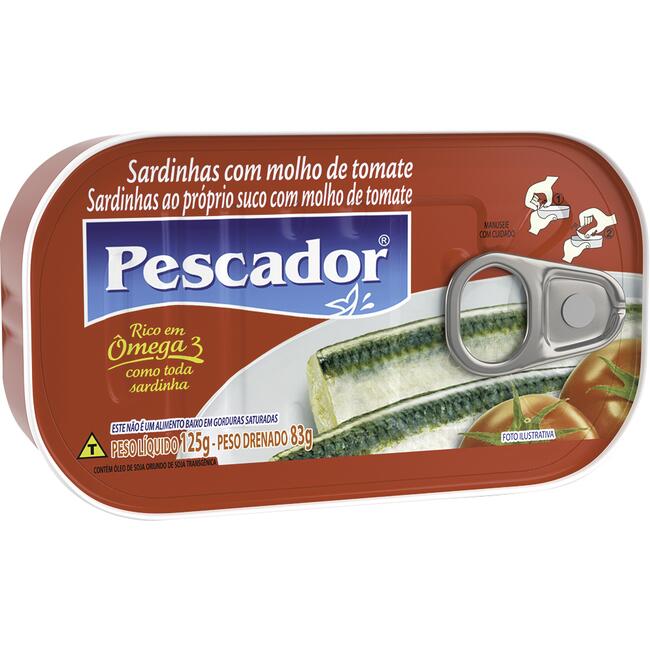Sardinha Pescador Tomate 83g