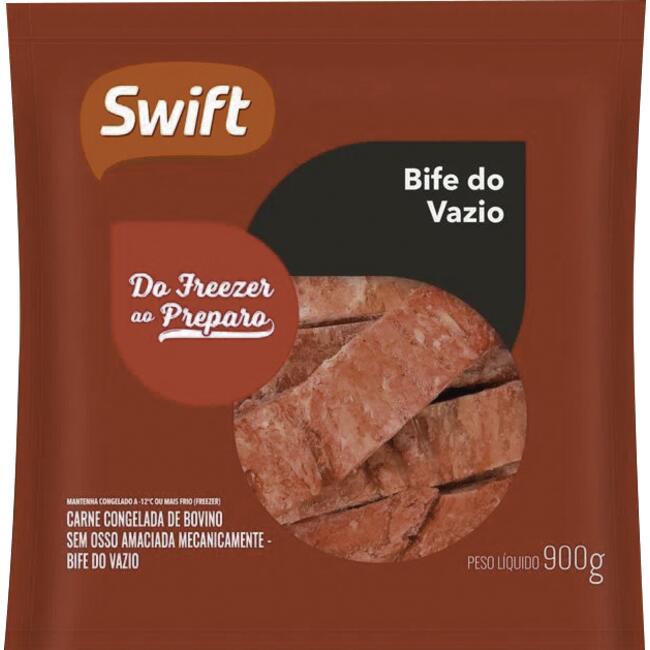 Carne Bovina Bife do Vazio Swift Congelada 900g