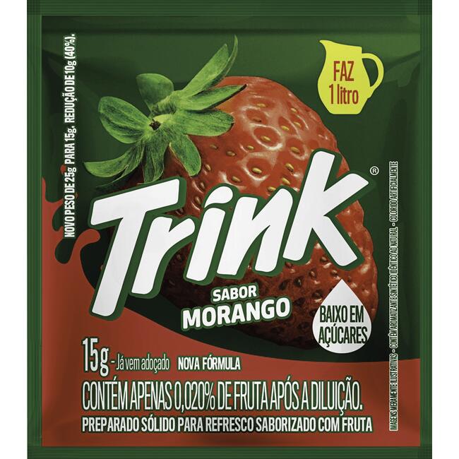 Refresco em Pó Trink Morango 15g