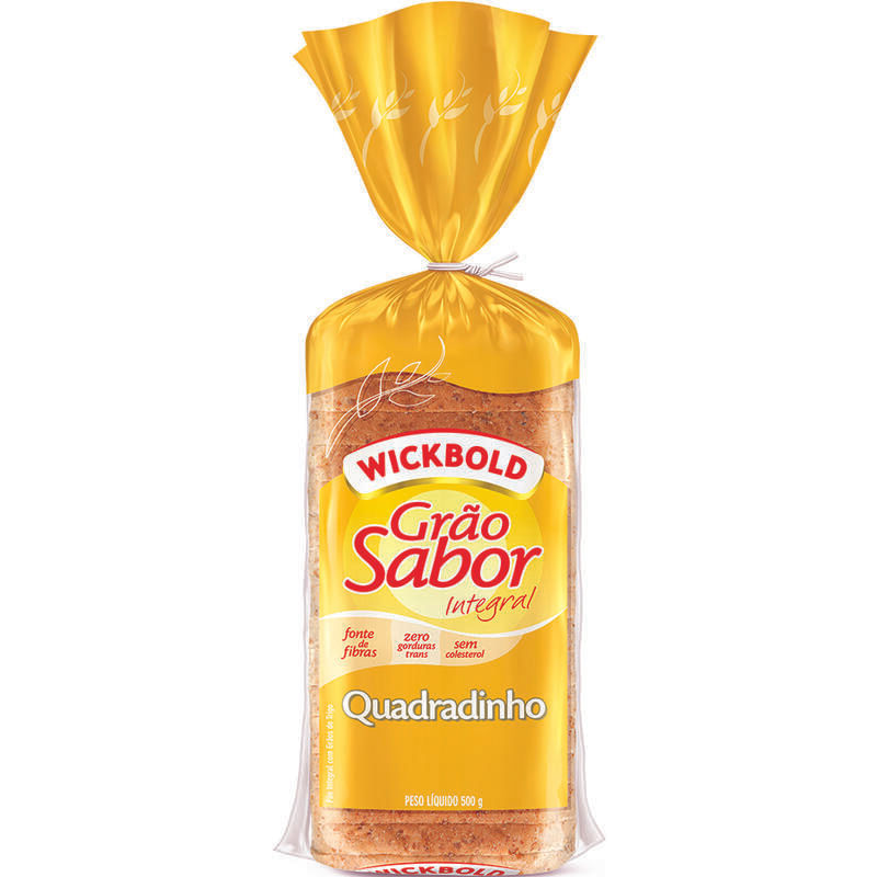 Pão Quadradinho Wickbold 500g