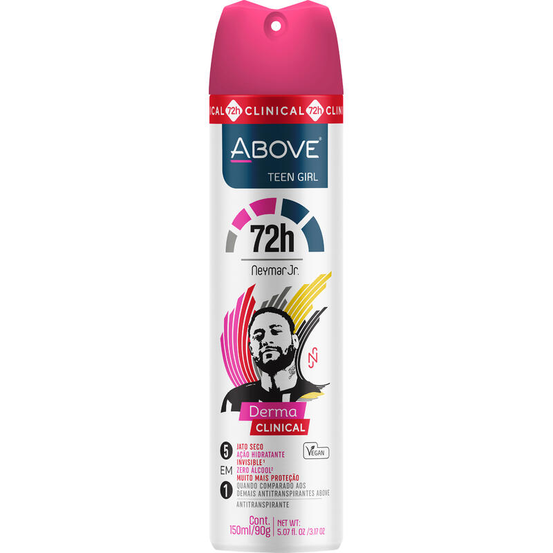 Desodorante Aerossol Neymar Jr. Above Teen Girl 150ml