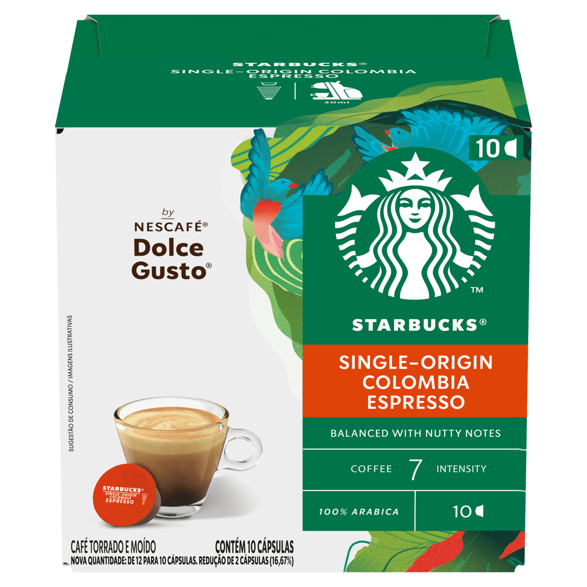 Starbucks®  Espresso Colombia By Nescafé® Dolce Gusto® - 10 Cápsulas