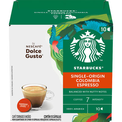 Starbucks®  Espresso Colombia By Nescafé® Dolce Gusto® - 10 Cápsulas