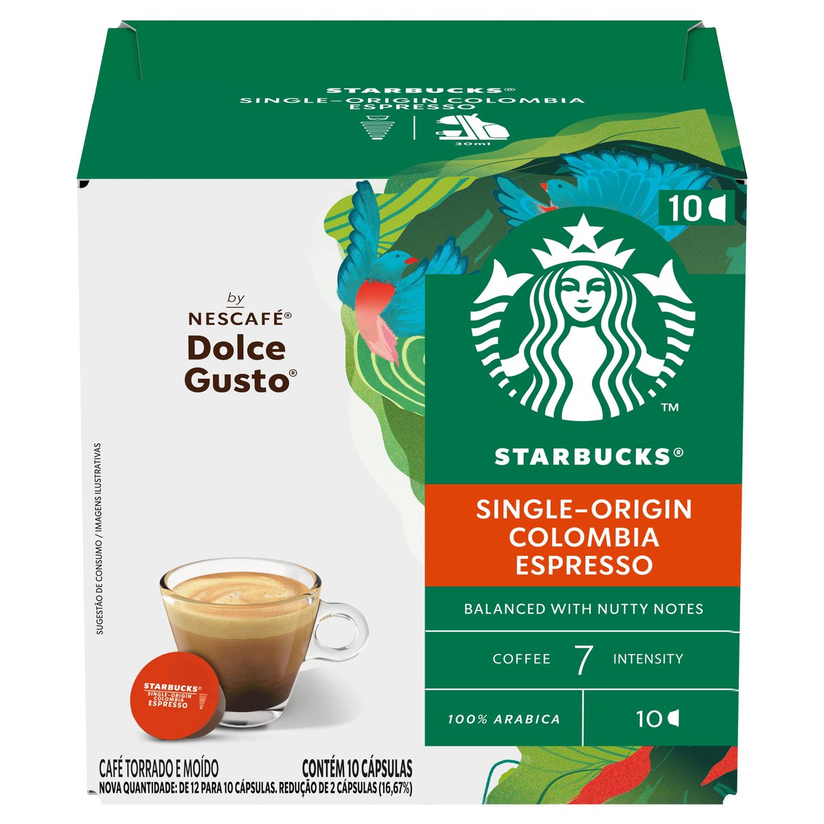 Starbucks®  Espresso Colombia By Nescafé® Dolce Gusto® - 10 Cápsulas