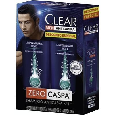 Shampoo Clear Limpeza Diária Kit