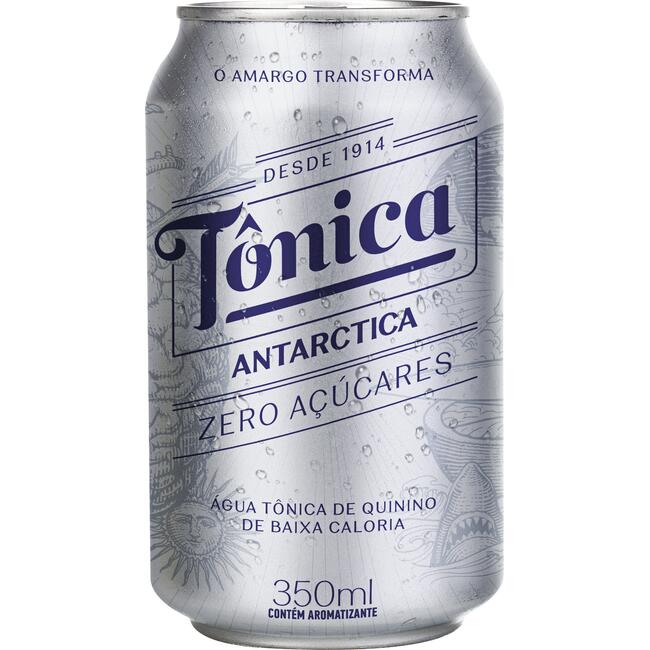 Água Tônica Antarctica Zero Lata 350ml