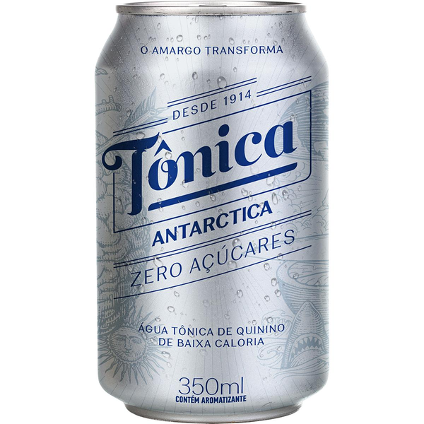 Água Tônica Antarctica Zero Lata 350ml