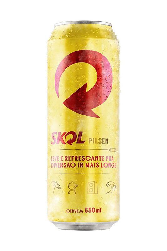 Cerveja SKOL Pilsen 550ml Lata