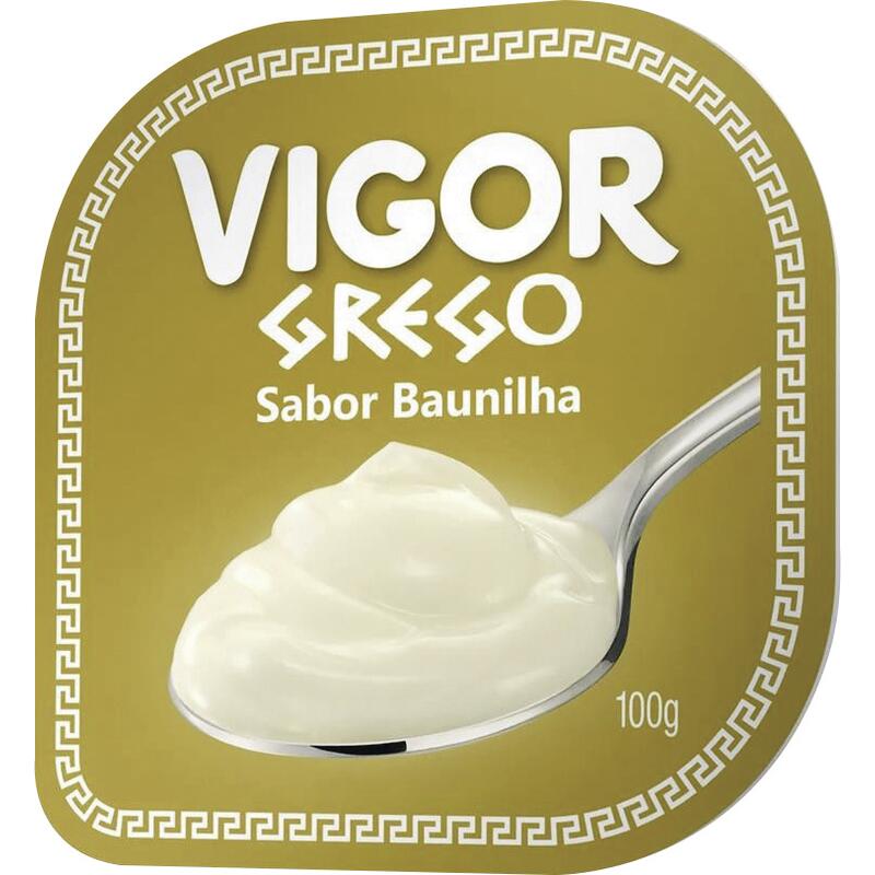 Iogurte Grego Vigor Baunilha 100g