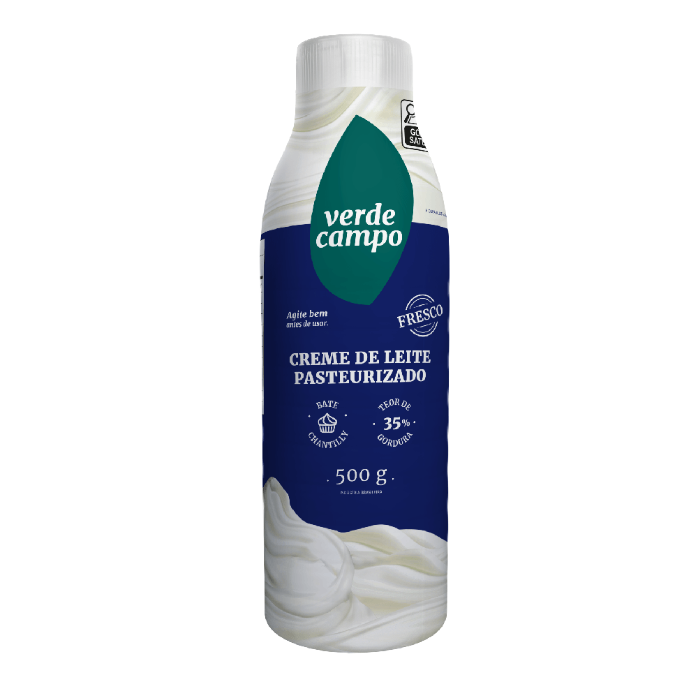 Creme de Leite Verde Campo Pasteurizado 500g
