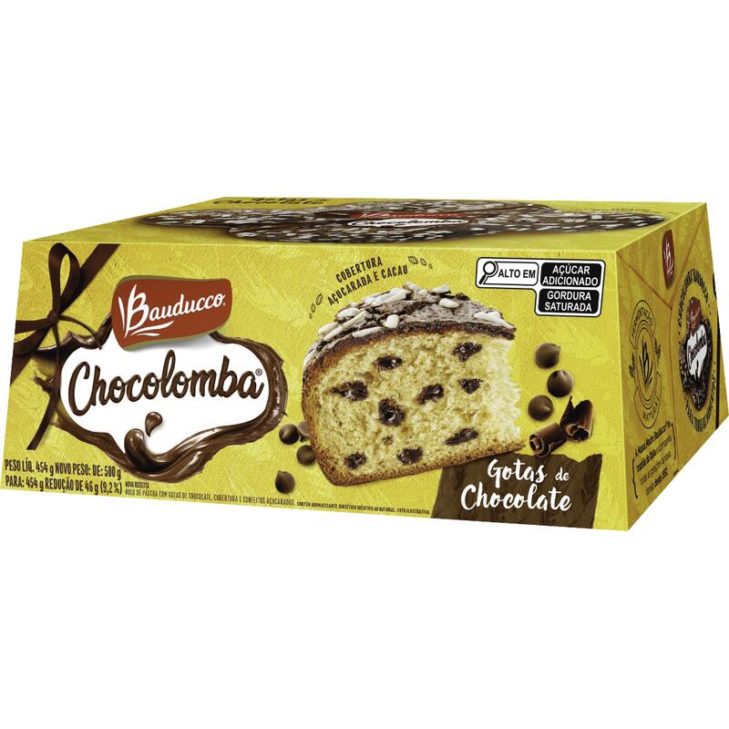 Colomba Pascal Bauducco Gotas de Chocolate 454g