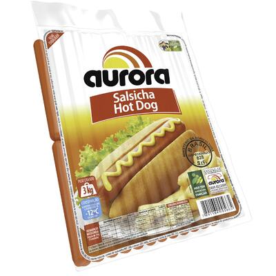 Salsicha Aurora Congelada 3kg