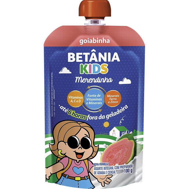 Iogurte Betânia Merendinha Goiabinha 100g