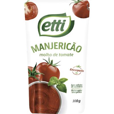 Molho de Tomate Etti Manjericão 300g
