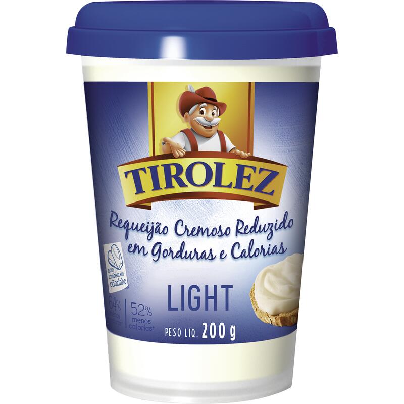 Requeijão Tirolez Light 200g
