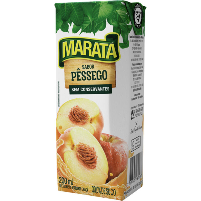 Suco Néctar Maratá Pêssego 200ml