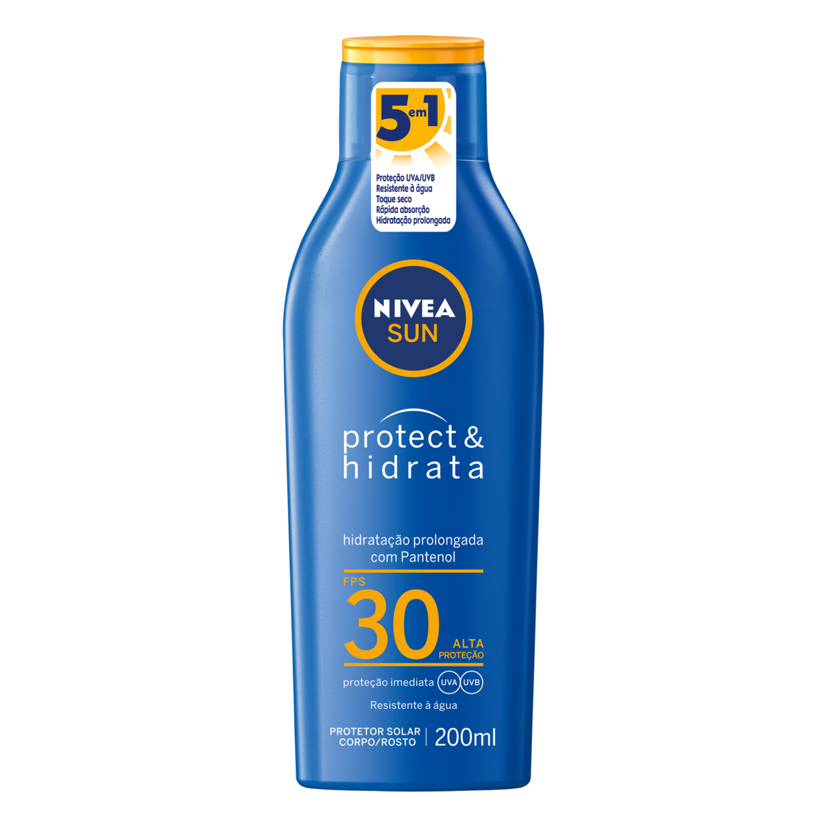 Protetor Solar FPS 30 Nivea Sun Protect e Hidrata Frasco 200ml