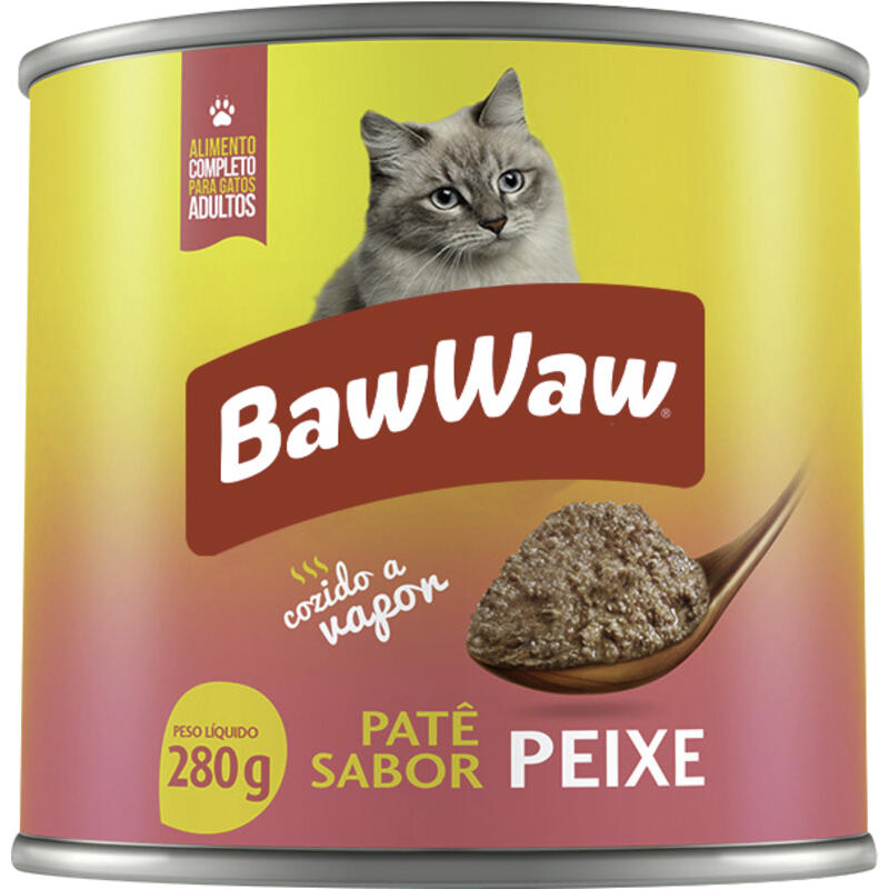 Alimento para Gatos Baw Waw Peixe 280g