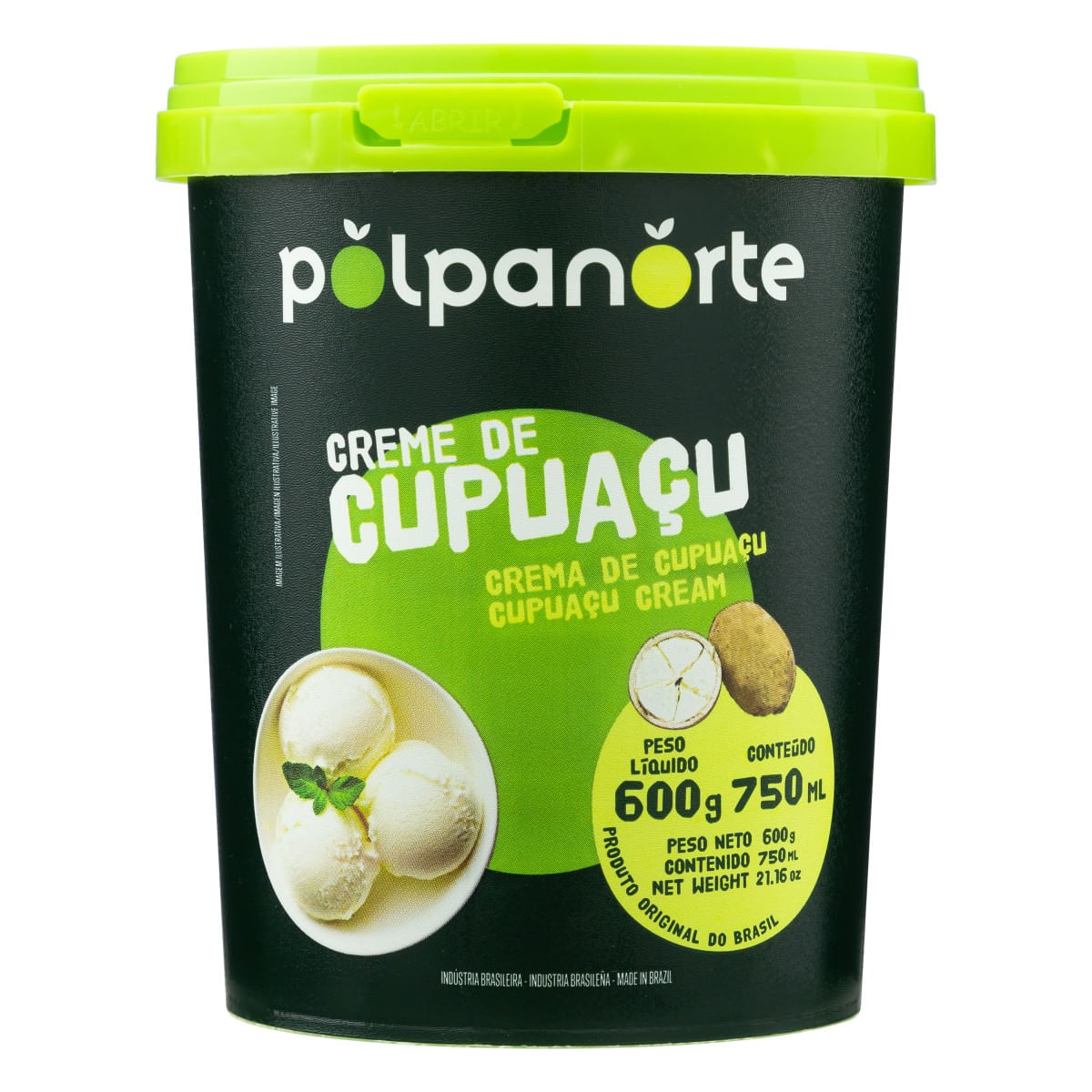 Creme POLPANORTE Cupuaçu 750ml