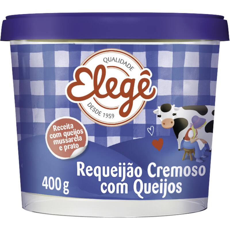 Requeijão Cremoso Elegê Tradicional 400g