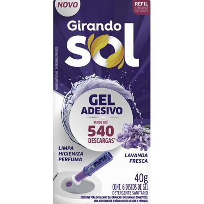 Desodorante Sanitário em Gel Girando Sol Lavanda 40g