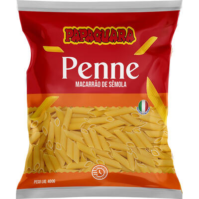 Macarrão de Sêmola Papaguara Penne 400g
