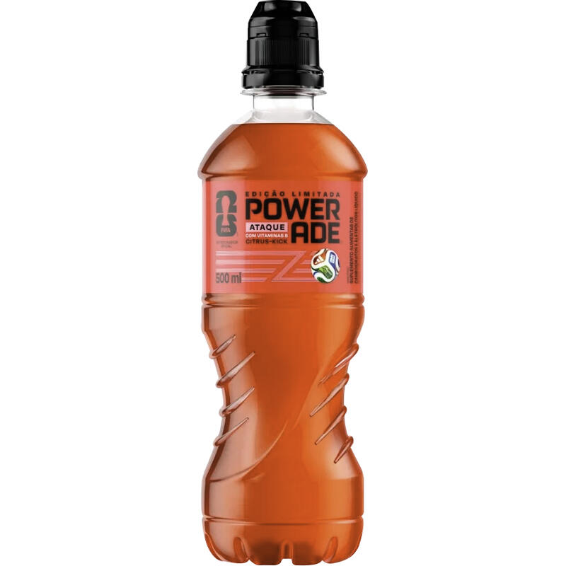 Isotônico Citrus Kick Powerade Ataque Garrafa 500ml