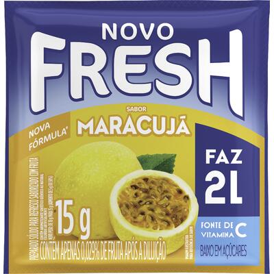 Refresco em Pó Maracujá Fresh Pacote 15g