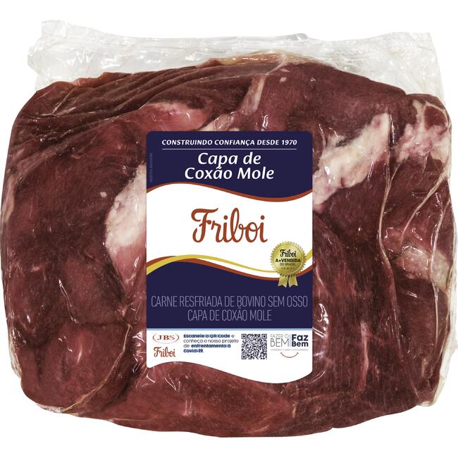 Capa de Coxão Mole Bov Friboi Resf Preço por quilo na peça