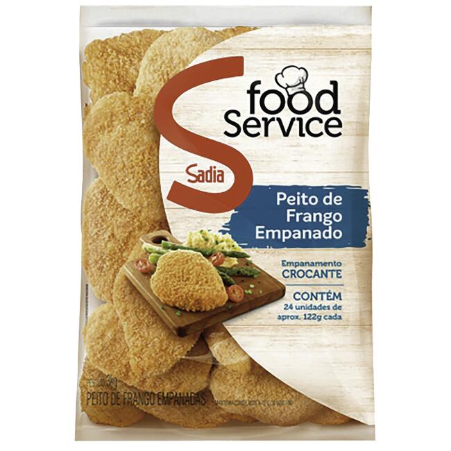 Peito de Frango Sadia Empanado 3kg