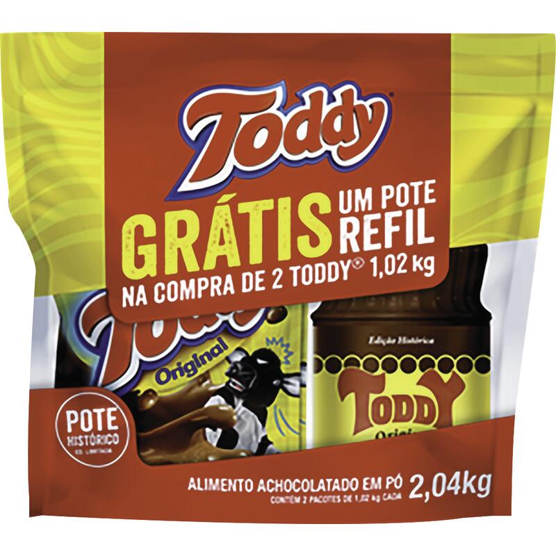 Kit Achocolatado em Pó Toddy Grátis 1 pote 2,04kg