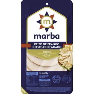 Peito de Frango Defumado Marba Fatiado 180g