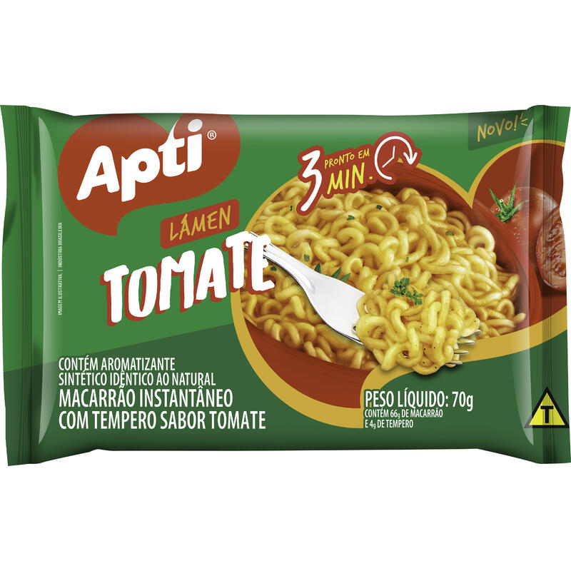 Macarrão Instantâneo Apti Tomate 70g