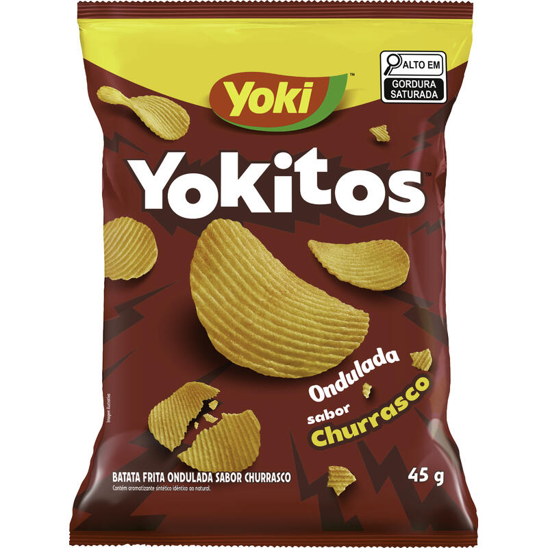 Salgadinho Yokitos Batata Churrasco 45g
