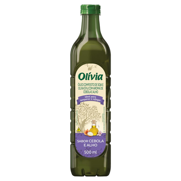 Óleo Composto Olívia 500ml - Cebola e Alho - Pet