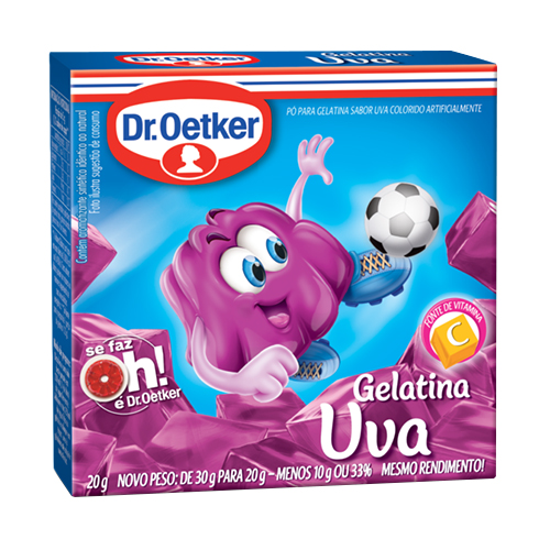 Gelatina Dr Oetker Uva 20g