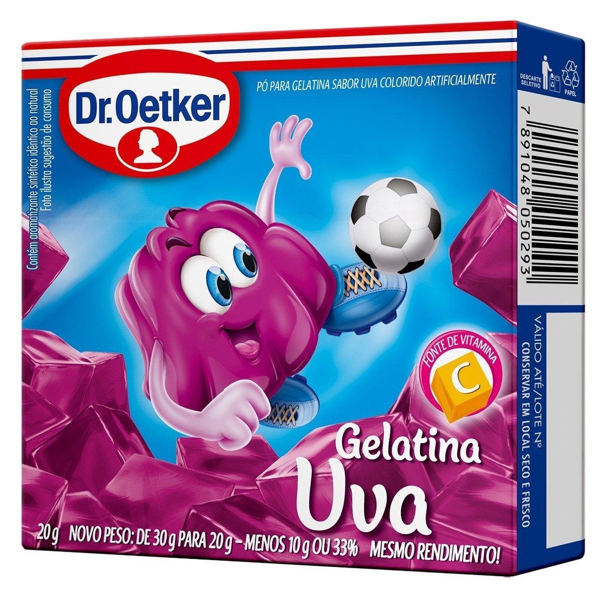 Gelatina Dr Oetker Uva 20g